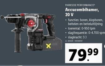Lidl Accucombihamer, 20 v aanbieding