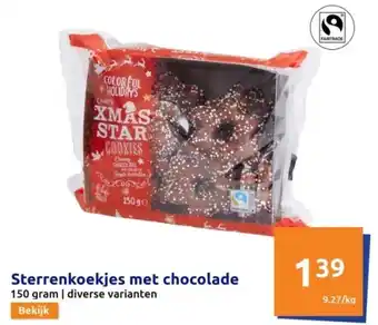 Action Sterrenkoekjes met chocolade aanbieding