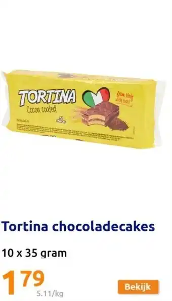 Action Tortina chocoladecakes aanbieding