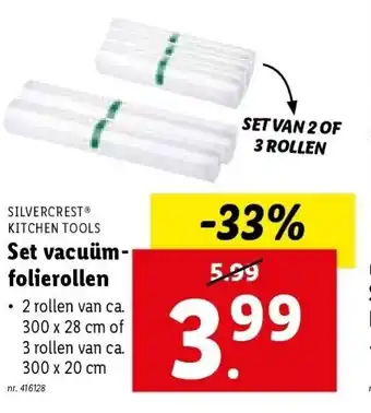 Lidl Set vacuümfolierollen aanbieding
