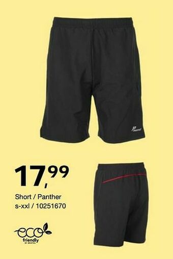 Bristol Short - panther aanbieding