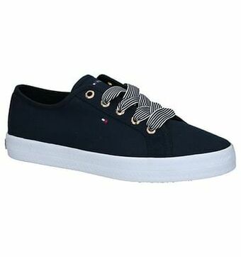 Torfs Tommy Hilfiger Essential Blauwe Veterschoenen aanbieding