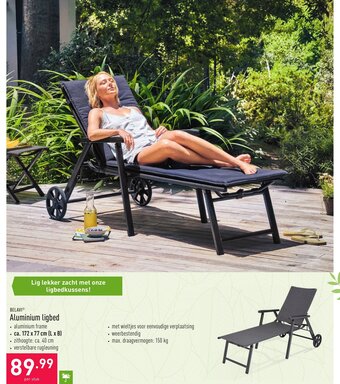 ALDI Aluminium ligbed aanbieding
