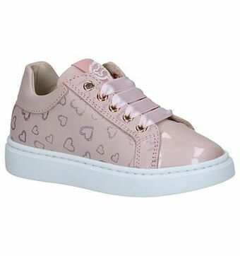 STONES and BONES Flora Roze Veterschoenen
