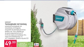 ALDI Tuinslanghouder met tuinslang aanbieding
