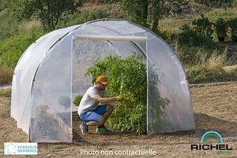 Brico Richel staal serre transparante folie 300x300x200cm aanbieding