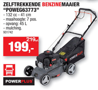 Zelftrekkende Benzinemaaier