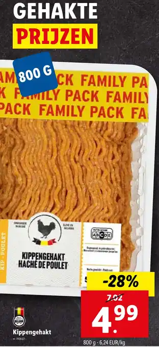 Lidl Kippengehakt aanbieding