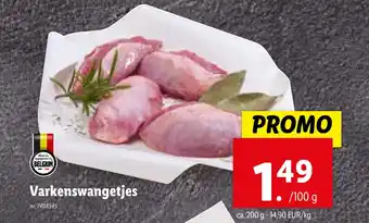 Lidl Varkenswangetjes aanbieding