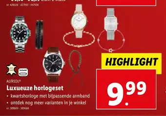 Lidl Luxueuze horlogeset aanbieding