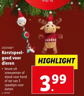 Kerstspeelgoed voor dieren
