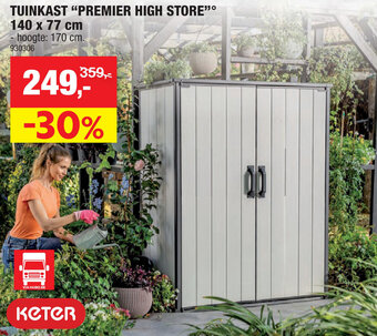 Hubo Tuinkast Premier High Store aanbieding