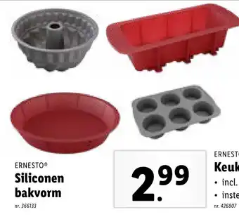 Lidl Siliconen bakvorm aanbieding