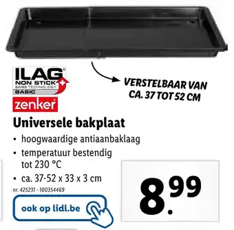 Lidl Universele bakplaat aanbieding