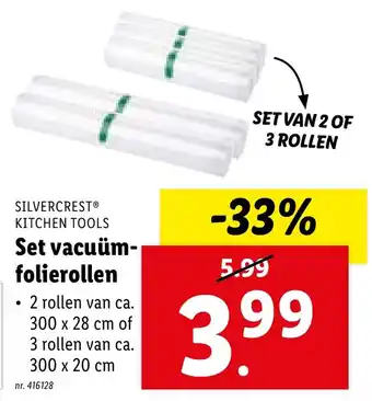 Lidl Set vacuümfolierollen aanbieding