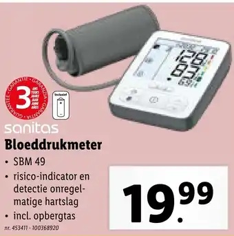 Lidl Bloeddrukmeter aanbieding