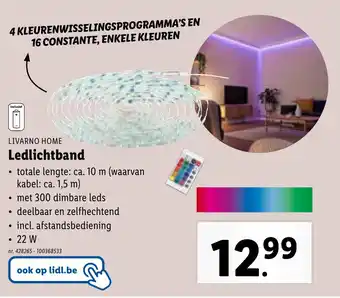 Lidl Ledlichtband aanbieding