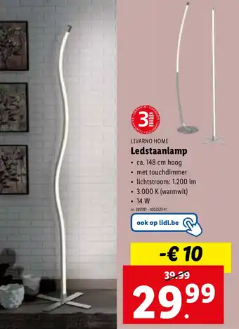 Lidl Ledstaanlamp aanbieding