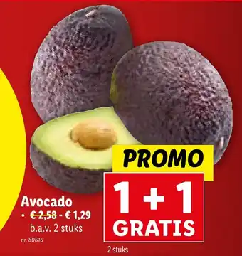 Lidl Avocado 2 stuks aanbieding