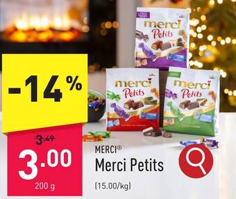 ALDI Merci Petits 200 g aanbieding
