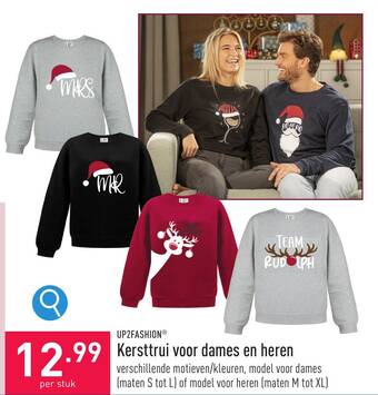 ALDI Kersttrui voor dames en heren aanbieding