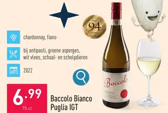 ALDI Baccolo Bianco Puglia IGT 75 cl aanbieding