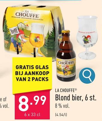 ALDI Blond bier, 6 st. 6 x 33 cl aanbieding
