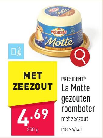 ALDI La Motte gezouten roomboter 250 g aanbieding