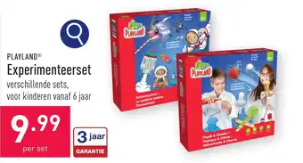 ALDI PLAYLAND Experimenteerset aanbieding