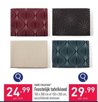 ALDI Feestelijk tafelkleed 150 x 280 cm aanbieding
