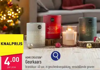 ALDI HOME CREATION Geurkaars aanbieding