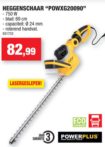 Hubo Heggenschaar POWXG20090 aanbieding