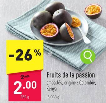 ALDI Fruits de la passion 250 g aanbieding