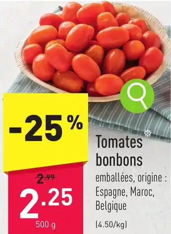 ALDI Tomates bonbons 500 g aanbieding
