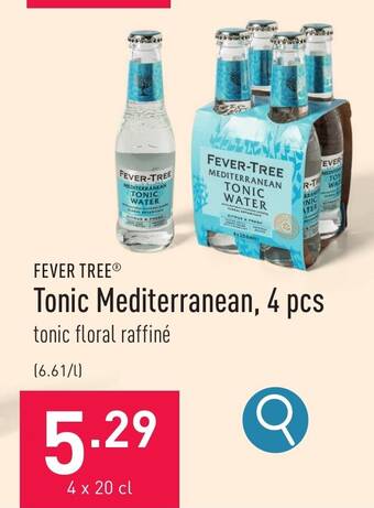 ALDI Tonic Mediterranean, 4 pcs aanbieding