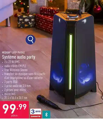 Système audio party