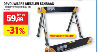 Hubo Opvouwbare metalen Schraag aanbieding