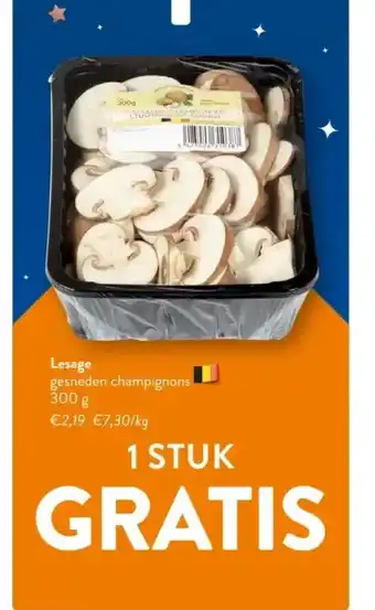 OKay Lesage gesneden champignons 300 g aanbieding