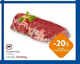 OKay Grainfed ribeye + 300 g aanbieding