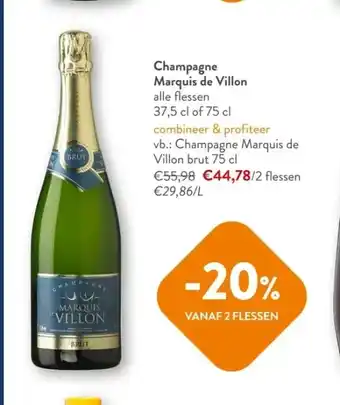 Champagne marquis de villon