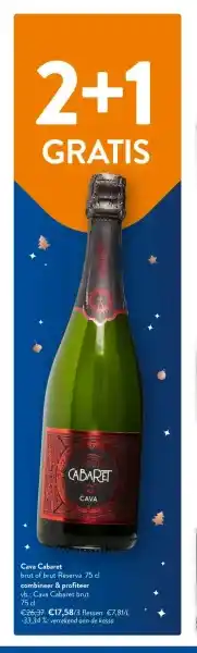 OKay Cava cabaret brut of brut reserva 75 cl aanbieding