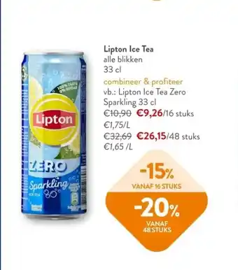 OKay Lipton ice tea alle blikken 33 cl aanbieding