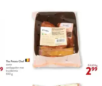 The potato chef zoete aardappelen met kruidenmix 650 g