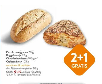 OKay Piccolo meergranen 70 g aanbieding