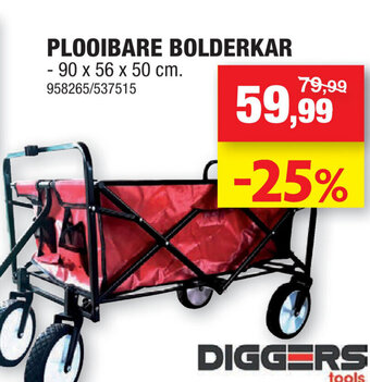 Hubo Plooibare Bolderkar aanbieding