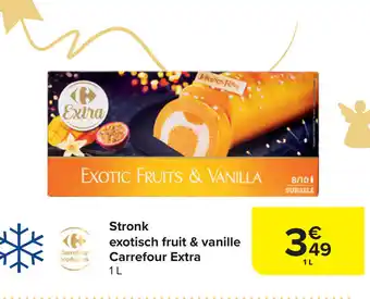 Stronk exotisch fruit & vanille Carrefour Extra 1L