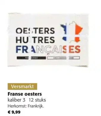 Colruyt Franse oesters kaliber 3 12 stuks aanbieding