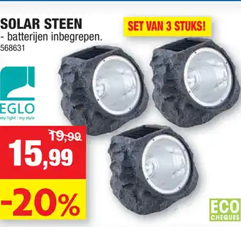 Hubo Solar Steen aanbieding