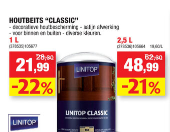 Hubo Houtbeits Classic aanbieding