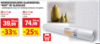 Voorgeschilderd glasweefsel Ruit of glasvlies